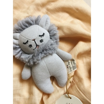 Hochet mini lion gris - Konges Slojd