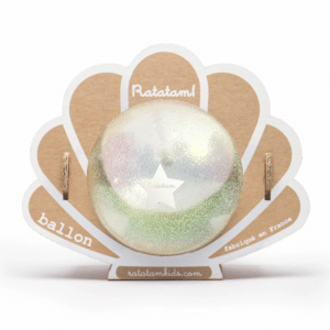 Ballon coquillage 10 cm Blanc - Ratatam