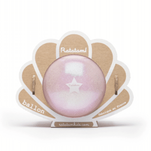 Ballon coquillage 10 cm Rose - Ratatam