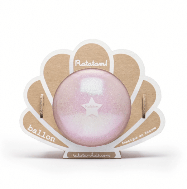 Ballon coquillage 10 cm Rose - Ratatam