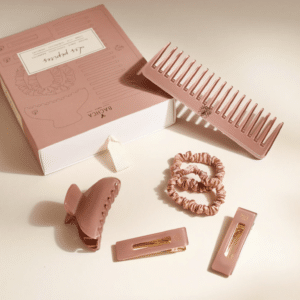 Coffret cheveux Femme Peigne chouchou barrette et pince - Bachca