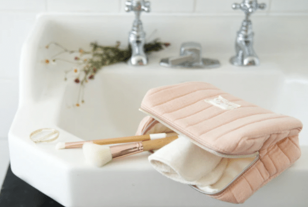Trousse maquillage Pinceaux barrette et coton réutilisable - Bachca