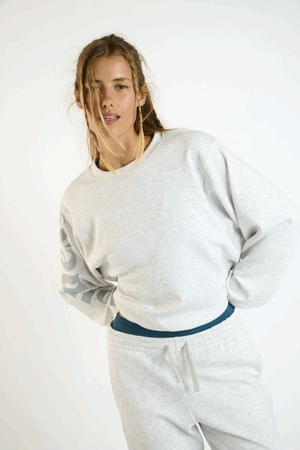 Sweatshirt Gris LIV WELLJOY - BananaMoon