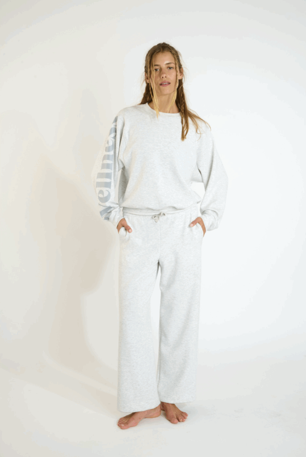 Sweatshirt Gris LIV WELLJOY - BananaMoon