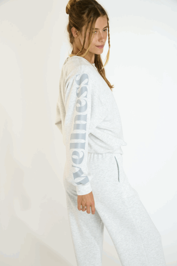 Sweatshirt Gris LIV WELLJOY - BananaMoon